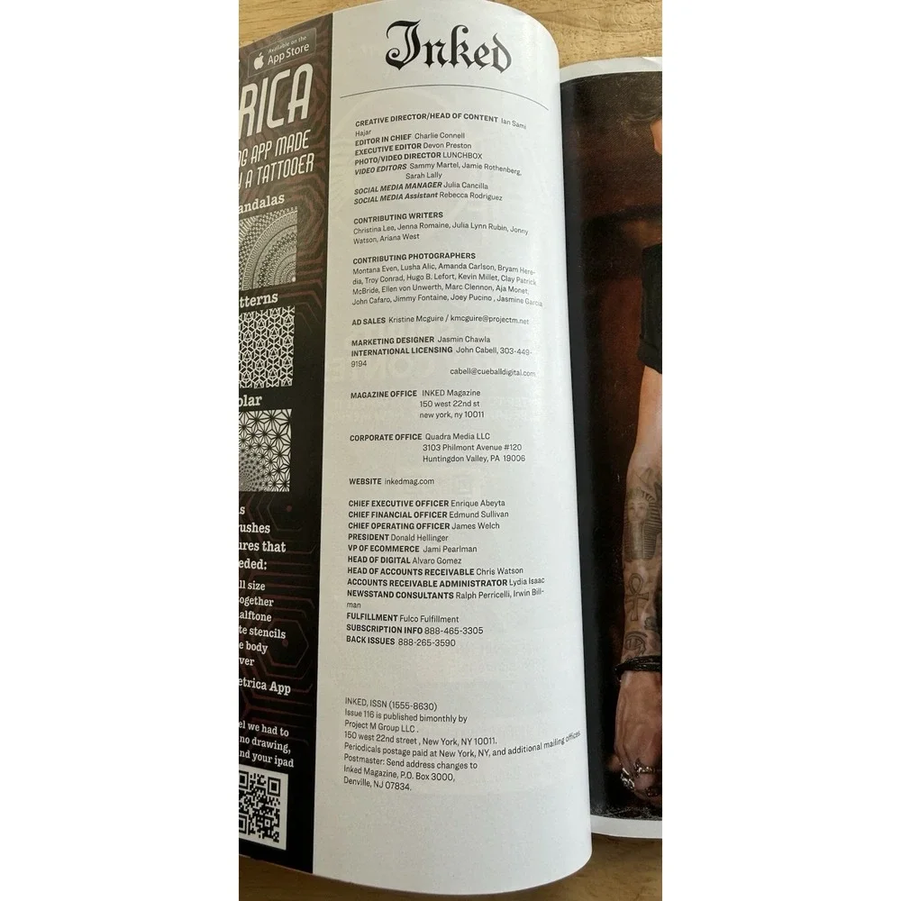 INKED MAGAZINE (Culture,‎ Style, Art) - Demi Lovato July 2022 Issue